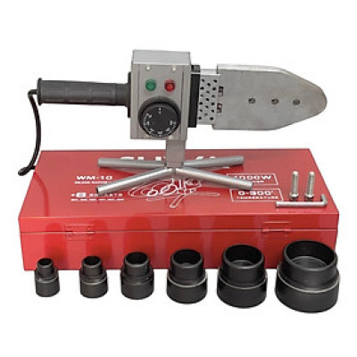 Máy hàn nhiệt 1000W ống nước PPR với 6 đầu hàn 20-63mm (cao cấp)