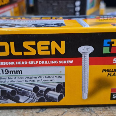 HỘP CÂY VÍT TỰ KHOAN ĐẦU CHÌM SIZE TỪ 3.9X19MM-4.8X50MM TOLSEN - HÀNG CHÍNH HÃNG