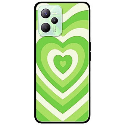 Ốp lưng dành cho Realme C35 - Realme Narzo 50A Prime mẫu Tim Xanh Chuối