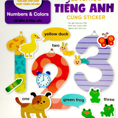 Bộ Sách Bé Vui Học Tiếng Anh Cùng Sticker (Bộ 5 Cuốn) (Tái Bản 2023)