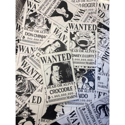 100 Poster Truy Nã One Piece KINGFIGURE Mô hình One Piece Cao Cấp, Figure Mô Hình Anmie One Piece Luffy