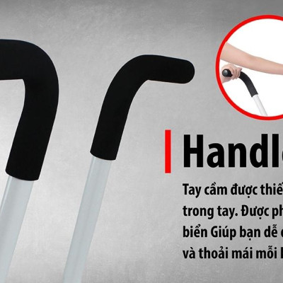 Xe đạp tập thể dục trong nhà BG 8702 sọc đen đỏ (hàng nhập khẩu)