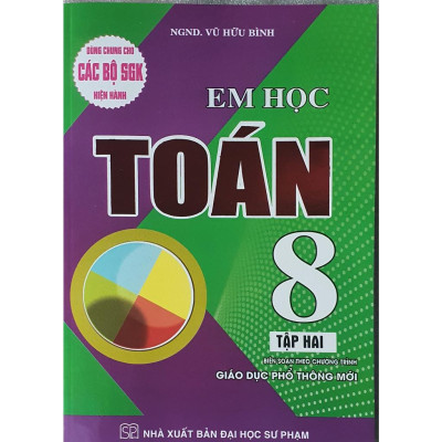 Sách - Combo Em Học Toán + Bài Tập Em Học Toán Lớp 8 (Dùng Chung Cho Các Bộ SGK Mới Hiện Hành) (Bộ 4 Cuốn) (HA-MK)