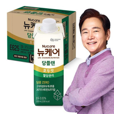 [Thùng 30 hộp SỮA CHO NGƯỜI TIỂU ĐƯỜNG 200ml] Daesang Wellife/ NUCARE Glucose Plan