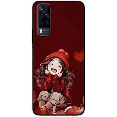 Ốp lưng cho Vivo V23e - Y31 -Y51 - Y55 - Y55s - Y55 2022 - Cô Gái Yêu Đời - Hàng Chính Hãng