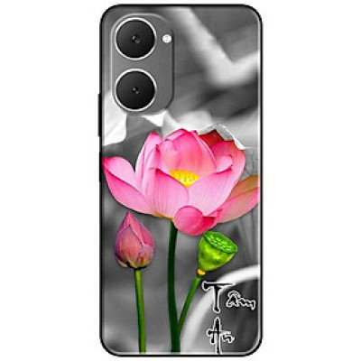 Ốp lưng cho Vivo Y03 - Y03T - Y18 - Y18S - Y18T - Y27 5G - Y28 4G - Y36 - Sen Hồng Tâm An - Hàng Chính Hãng