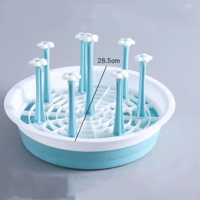 Khay Úp Ly Nhựa 6 Nhánh 8 nhánh Hình Hoa Tiện Dụng MVN 6218-19