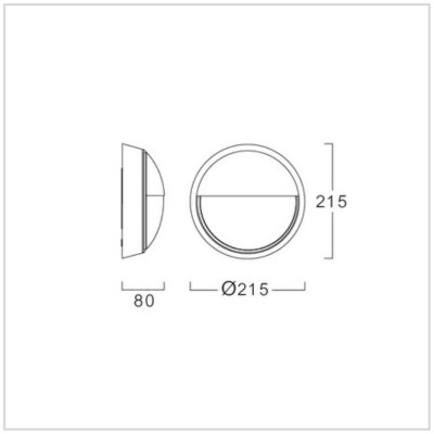 ĐÈN GẮN TƯỜNG NGOÀI TRỜI LUMAX# EWLL502 - CÔNG SUẤT 10W - XX THÁI LAN - MÀU 3000K