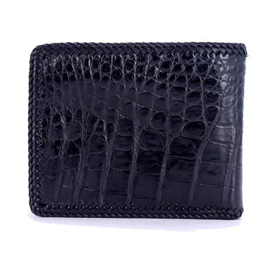  Ví nam da cá sấu màu đen HJ92222-25-28-32-36-54 