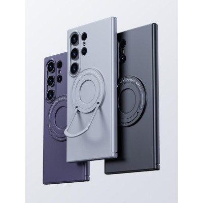 Ốp Lưng Cho Samsung Galaxy S24 Ultra / S25 Plus / S24 Plus / S23 Ultra / S23 Plus Nhựa Cứng Có Từ Tính Tích Hợp Gía Đỡ