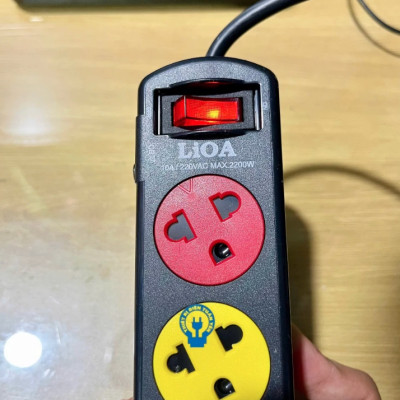 Ổ Cắm Kéo Dài 6S LIOA 6S3 (Dây 3m)