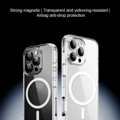 Ốp lưng trong suốt sạc từ tính dành cho iPhone 16e / 16 / 16 Plus / 16 Pro / 16 Pro Max - Hàng chính hãng