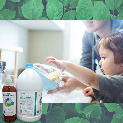 Nước rửa bát Layer Clean Hương Quế 