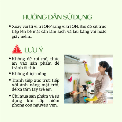  Nước xịt đa năng hữu cơ Bồ hòn và Tinh dầu Sả Chanh 500ml thương hiệu Ecocare