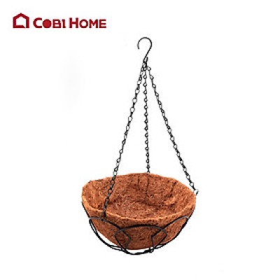 Giỏ treo bằng kim loại có lót xơ dừa 25cm 377797/ 30.5cm 377798.Phân Phối Bởi Cobi Home.