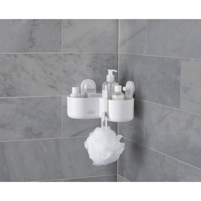 Kệ để đồ góc nhà tắm Joseph Joseph Duo Corner (White) - 006339