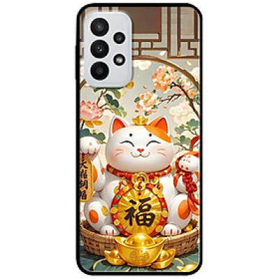 Ốp lưng cho Samsung M33 - A16 - A06 - A23 - A32 4G - A52 - Mèo Thần Thài Trắng Đẹp - Hàng Chính Hãng