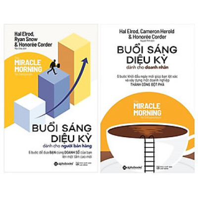 Combo Sách Marketing - Bán Hàng : Buổi Sáng Diệu Kỳ Dành Cho Người Bán Hàng + Buổi Sáng Diệu Kỳ Dành Cho Doanh Nhân