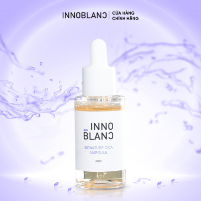 Tinh Chất Căng Bóng Da, Dưỡng Ẩm, Dưỡng Trắng, Giảm Thâm & Ngừa Lão Hóa| Innoblanc – Cica Ampoule 30ml