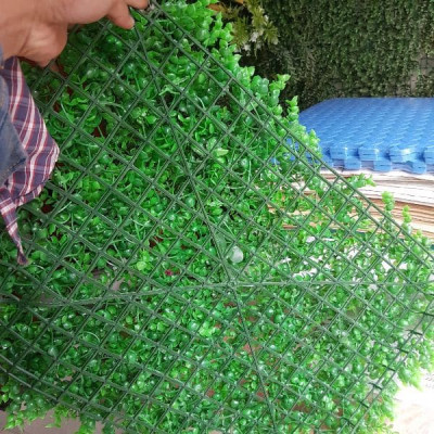 Thảm cỏ xoong, tai chuột giả - Kích thước 40 x 60 cm - Cây giả, hoa lụa Decor trang trí nhà cửa