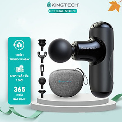 Máy massage Mini Cao Cấp KingTech A1 - Máy Mát Xa Cầm Tay Dùng Động Cơ Không Chổi Than - Hỗ Trợ Mát Xa Chuyên Sâu, Thư Giãn, Giảm Đau, Phục Hồi Cơ Bắp - Quà Tặng Nam Nữ, Sếp, Doanh Nghiệp