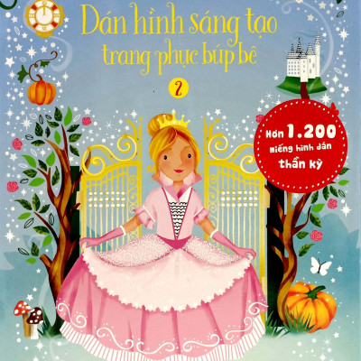 Bộ Sticker Dolly Dressing - Dán Hình Sáng Tạo Trang Phục Búp Bê - Bộ 2 (Bộ 4 Tập)