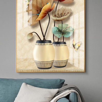 Tranh treo tường phòng khách phòng ngủ nhà bếp Bình hoa nghệ thuật BK_LoHoaDon_013_Ver2