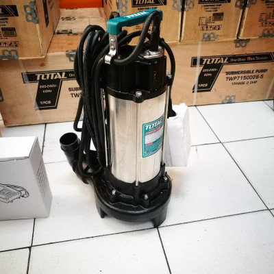 MÁY BƠM CHÌM NƯỚC THẢI 1500W(2.0HP) TOTAL TWP7150026 - HÀNG CHÍNH HÃNG