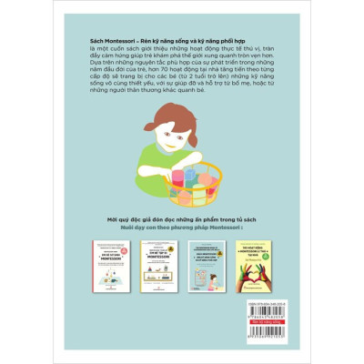 Sách Montessori - Rèn Kỹ Năng Sống Và Kỹ Năng Phối Hợp - PNu
