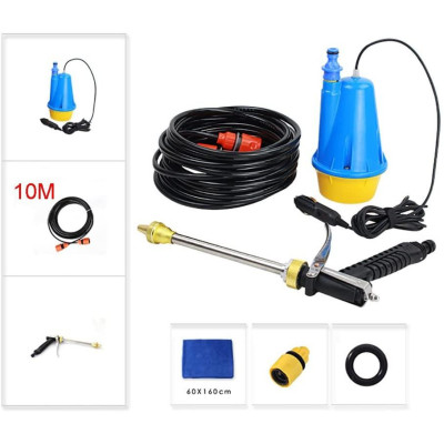 Bộ máy bơm nước cao áp rửa xe ô tô mini thông minh,máy bơm nước 