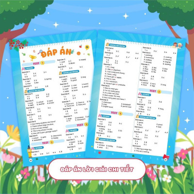 Sách - Phiếu Ôn Hè Tiếng Anh Lớp 3 - Megabook