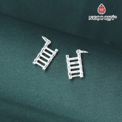Charm treo hình cái thang tre - Ngọc Quý Gemstones
