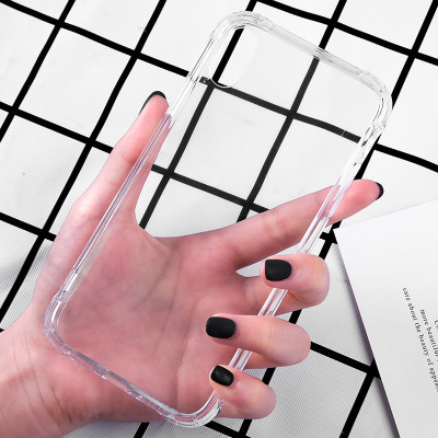 Ốp Hybrid Viền TPU Mặt Kính Cường Lực Leeu Design dành cho iPhone Xs Max _ Hàng Nhập Khẩu