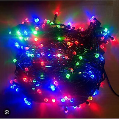 CUỘN DÂY ĐÈN LED TRANG TRÍ BÓNG KIM CƯƠNG NHẤP NHÁY NHIỀU MÀU SẮC CỰC ĐẸP DÀI 40M 
