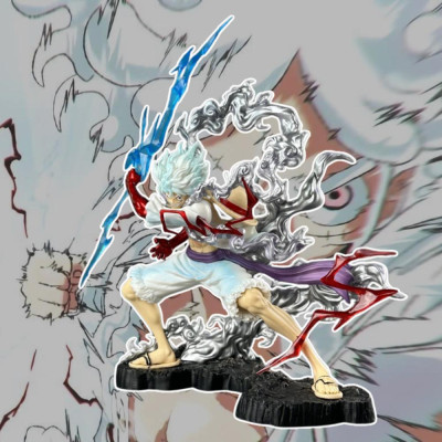 Mô Hình Luffy Gear 5 Có Đảo Quỷ 26Cm Mô hình One Piece Cao Cấp, Figure Mô Hình Anmie One Piece Luffy Vua Hải Tặc