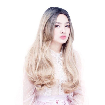 Tóc giả 2 mái omber cao cấp- tặng lưới chùm tóc