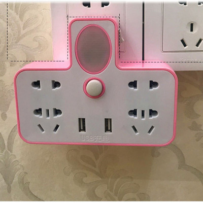 Ổ CẮM ĐIỆN ĐA NĂNG KIÊM ĐÈN NGỦ CÓ CỔNG USB SẠC ĐIỆN THOẠI - Hàng Chính Hãng ( 3 Chấu)