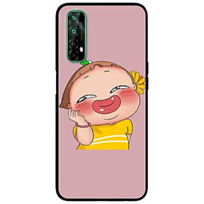 Ốp lưng dành cho Realme 7 mẫu Quỳnh Áo Vàng