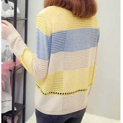 Áo len nữ trung niên, áo len mỏng tay lỡ A21