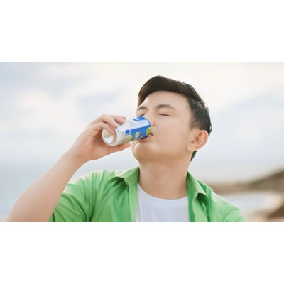 [LỐC 6 LON] Nước ép Dừa, Nước ép trái cây tươi VINUT. Lon 330ml.