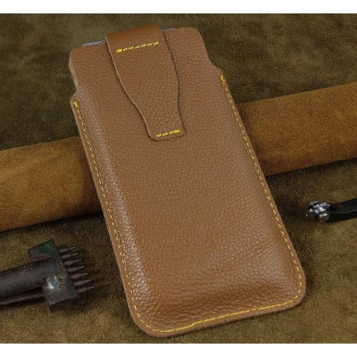 Bao Da Rút Nút Cài cho Note 10 plus, Note20 Ultra, S22 Plus.... Da Bò Hạt