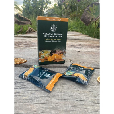 Trà Đông Trùng Cam Quế Sả MOHODO Giúp Làm Đẹp Thư Giãn Bồi Bổ Sức Khỏe 80g