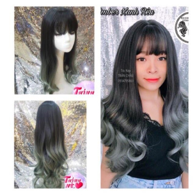 Tóc giả omber cao cấp- tặng lưới chùm tóc- hình thật