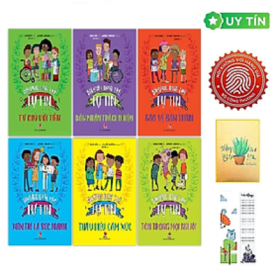 Những Đứa Trẻ Tự Tin - Combo 6 Cuốn (Tặng kèm Bookmark CÚ MÈO + SỔ TAY XƯƠNG RỒNG)
