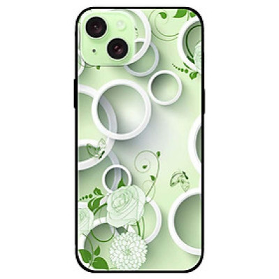 Ốp lưng dành cho Iphone 15 - Iphone 15 Plus - Iphone 15 Pro - Iphone 15 Pro Max - Hoa Hồng Hoa Văn - Hàng Chính Hãng