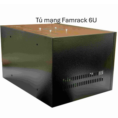 Tủ Mạng Treo Tường 06U D400 Famrack – Chính Hãng, Chuẩn Rack 19", Hàng Chất Lượng Cao