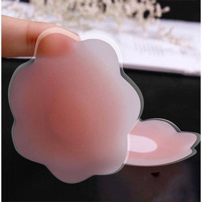 Hộp 10 miếng silicon dán ngực, dán đầu ti - Tái sử dụng nhiều lần