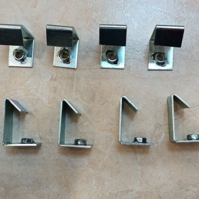 set 50 móc xà gồ chữ C treo tyren 6,8,10,12 móc treo ty chữ C