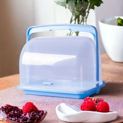 Giỏ Khay đựng đồ có nắp - Khay úp ly có nắp đậy quai xách gọn gàng tiện lợi