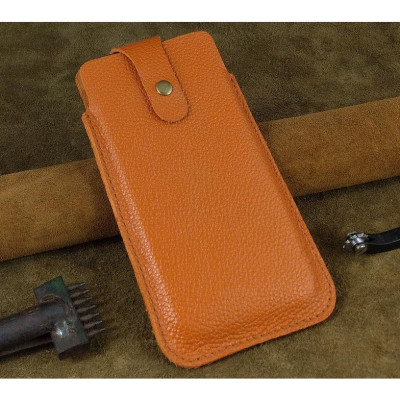 Bao Da Rút Nút Cài cho Note 10 plus, Note20 Ultra, S22 Plus.... Da Bò Hạt